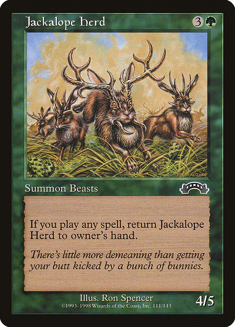 Jackalope Herd (Retro Frame)