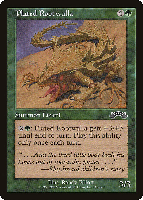 Plated Rootwalla (Retro Frame)