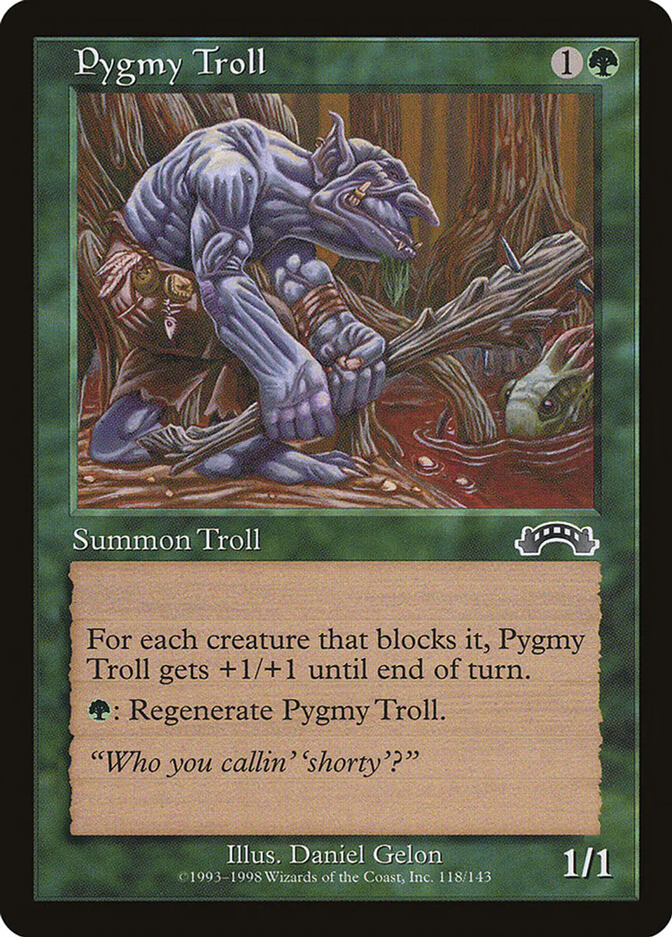 Pygmy Troll (Retro Frame) 1