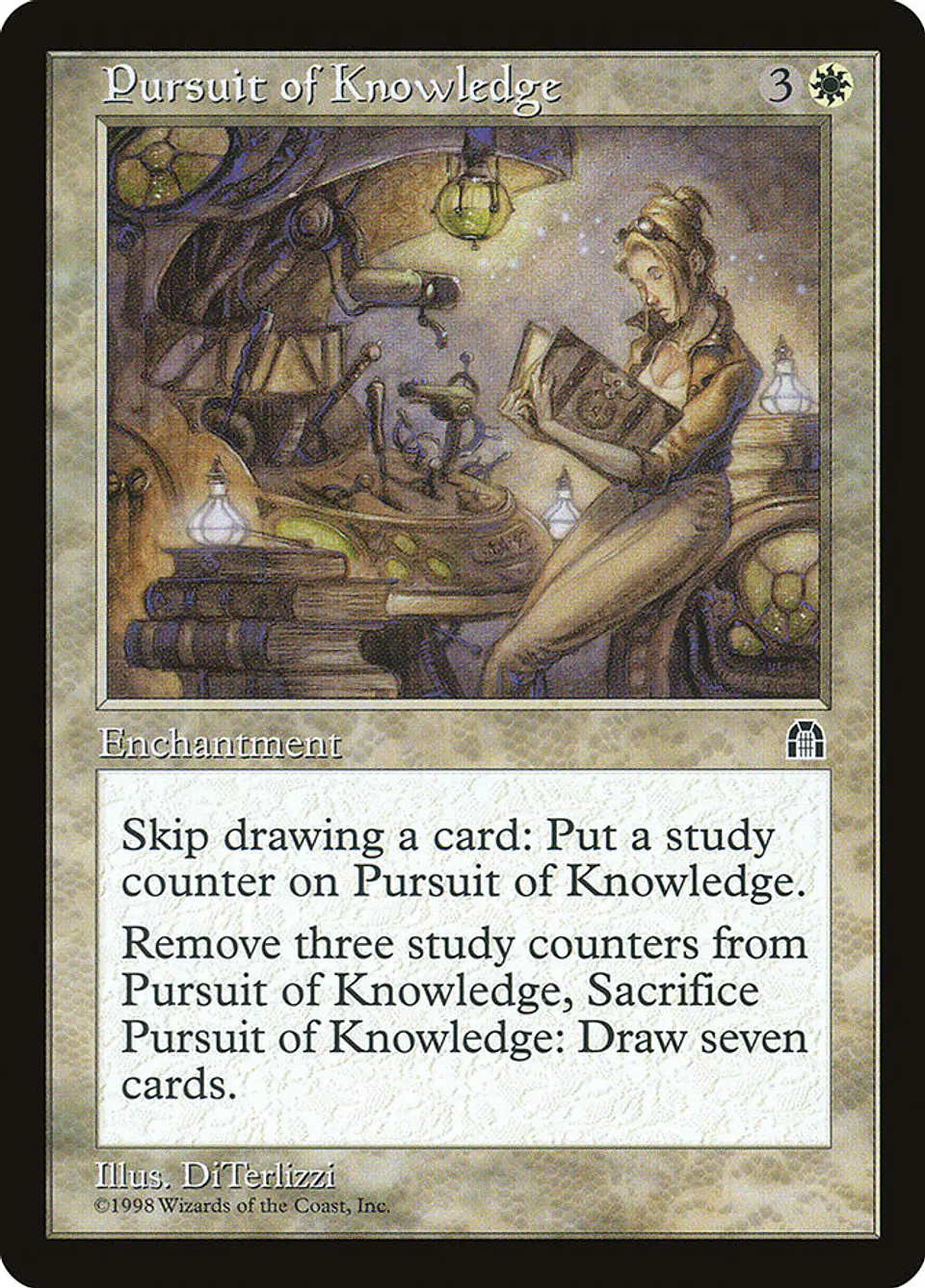 Pursuit of Knowledge (Retro Frame) 1