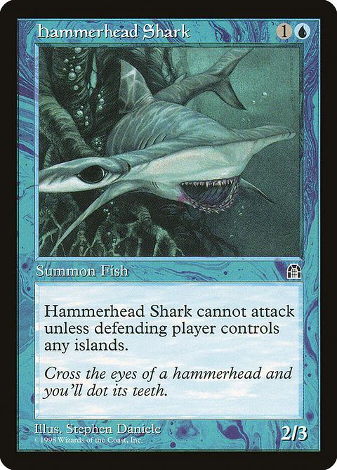 Hammerhead Shark (Retro Frame)
