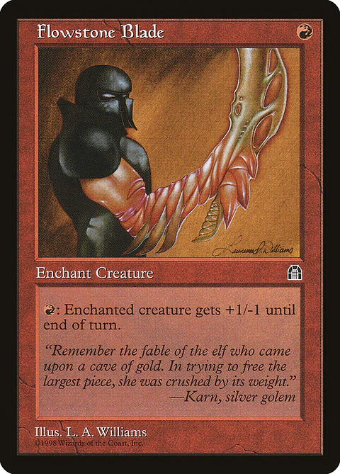 Flowstone Blade (Retro Frame)