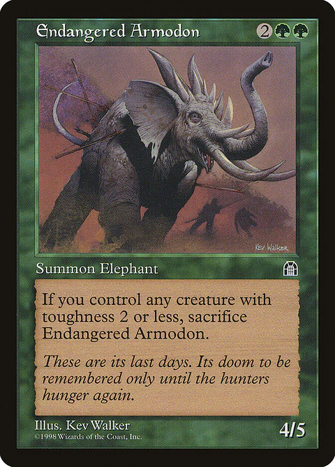 Endangered Armodon (Retro Frame)