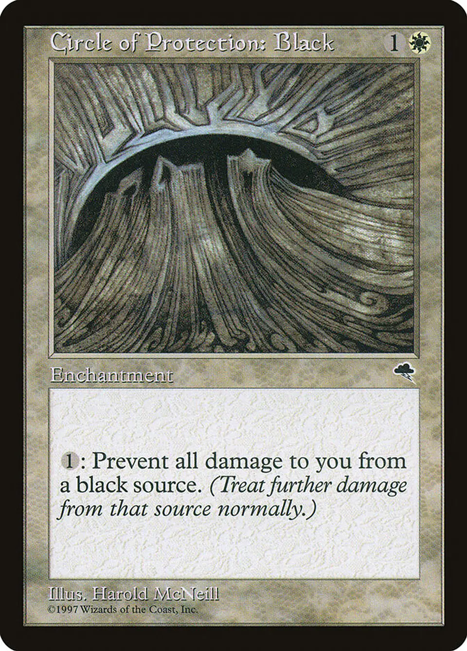 Circle of Protection: Black (Retro Frame) 1