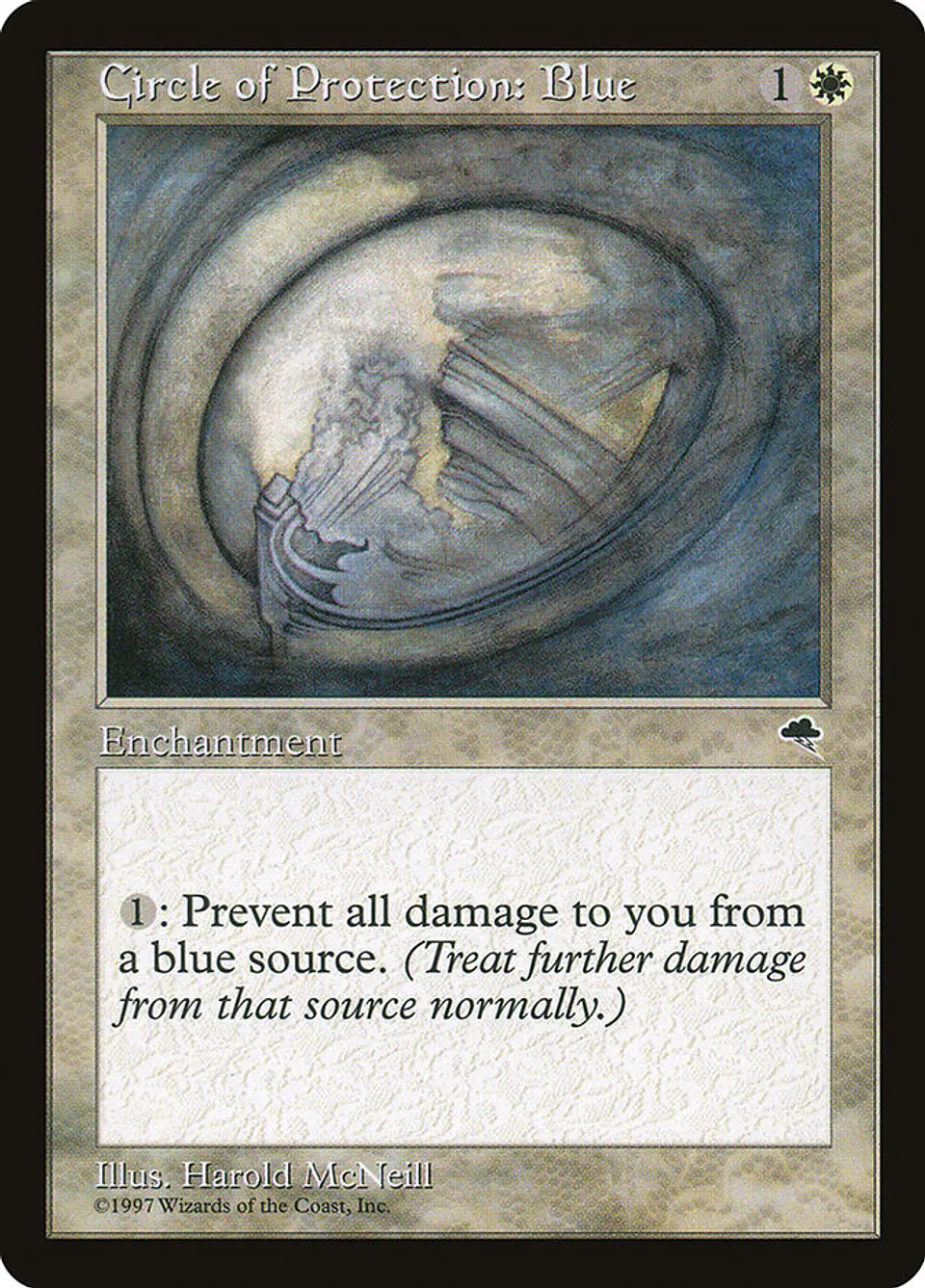Circle of Protection: Blue (Retro Frame) 1