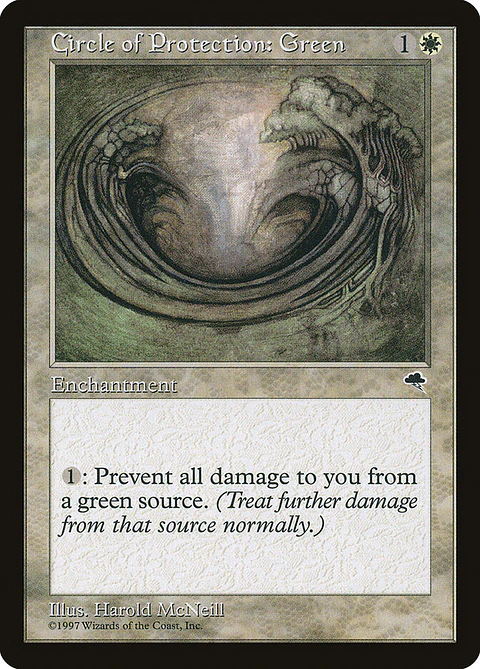 Circle of Protection: Green (Retro Frame)