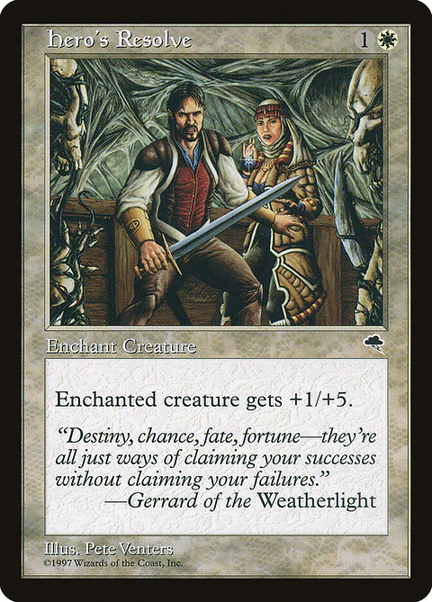 Hero's Resolve (Retro Frame)