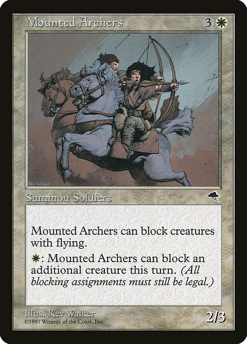 Mounted Archers (Retro Frame)