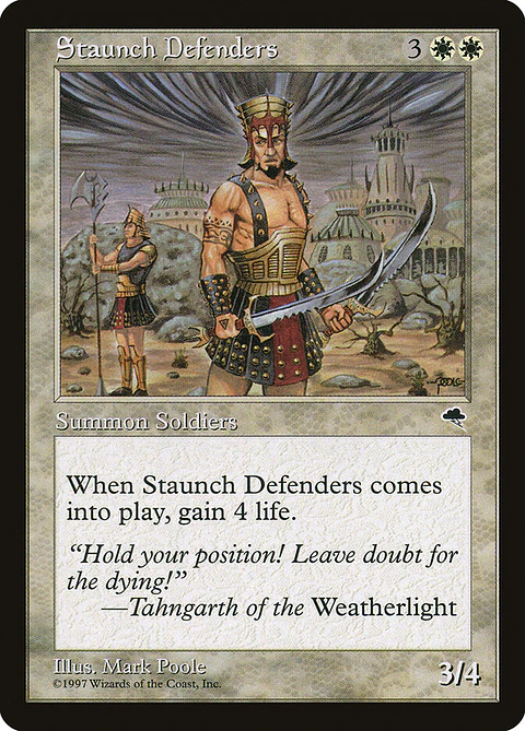 Staunch Defenders (Retro Frame)