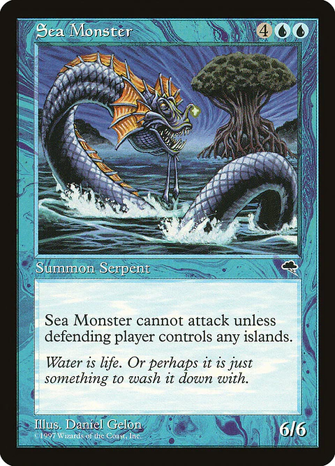 Sea Monster (Retro Frame)