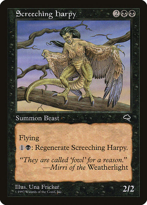 Screeching Harpy (Retro Frame)