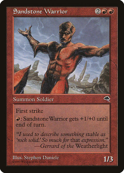Sandstone Warrior (Retro Frame)