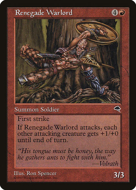 Renegade Warlord (Retro Frame)