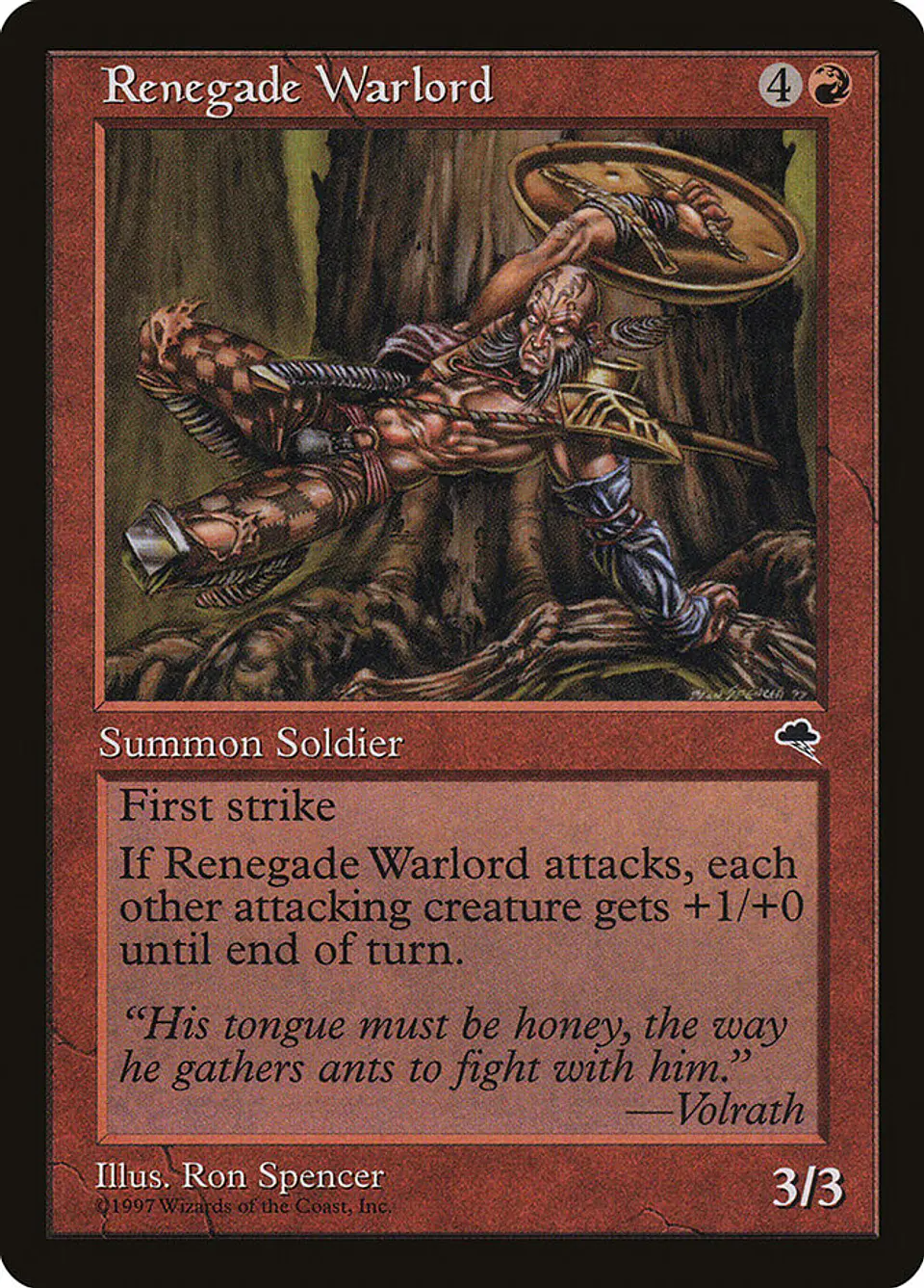Renegade Warlord (Retro Frame) 1