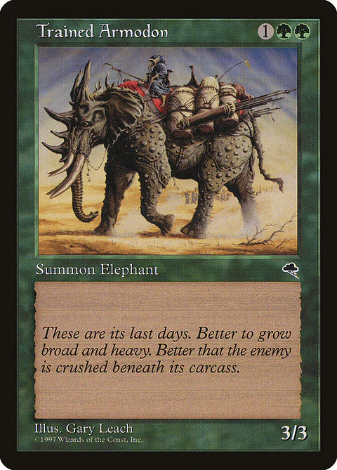 Trained Armodon (Retro Frame)