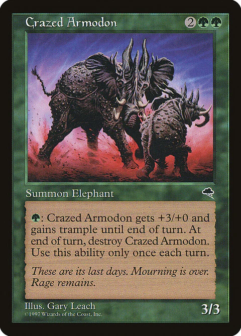 Crazed Armodon (Retro Frame)