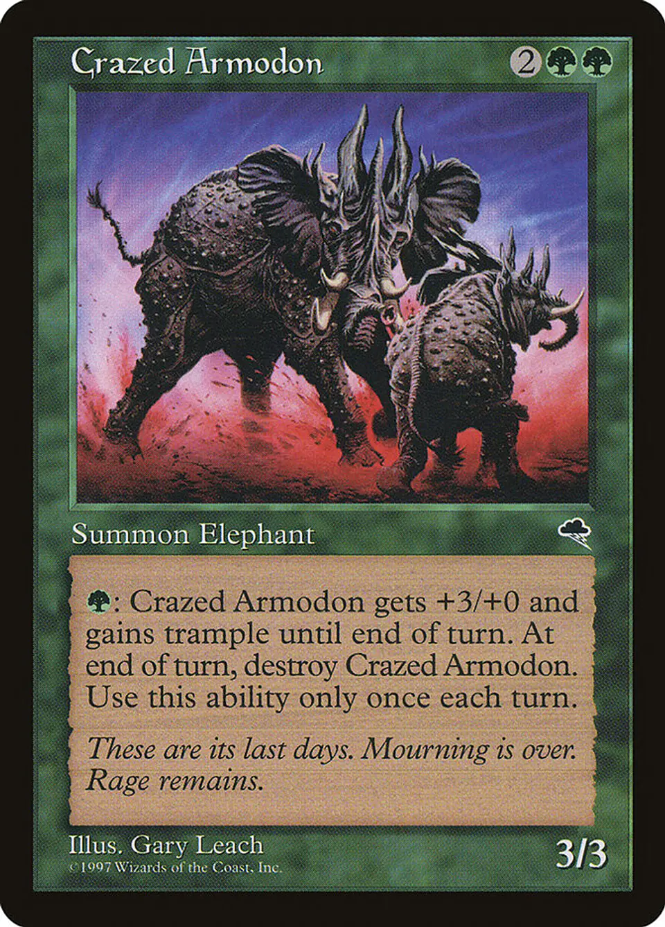 Crazed Armodon (Retro Frame) 1