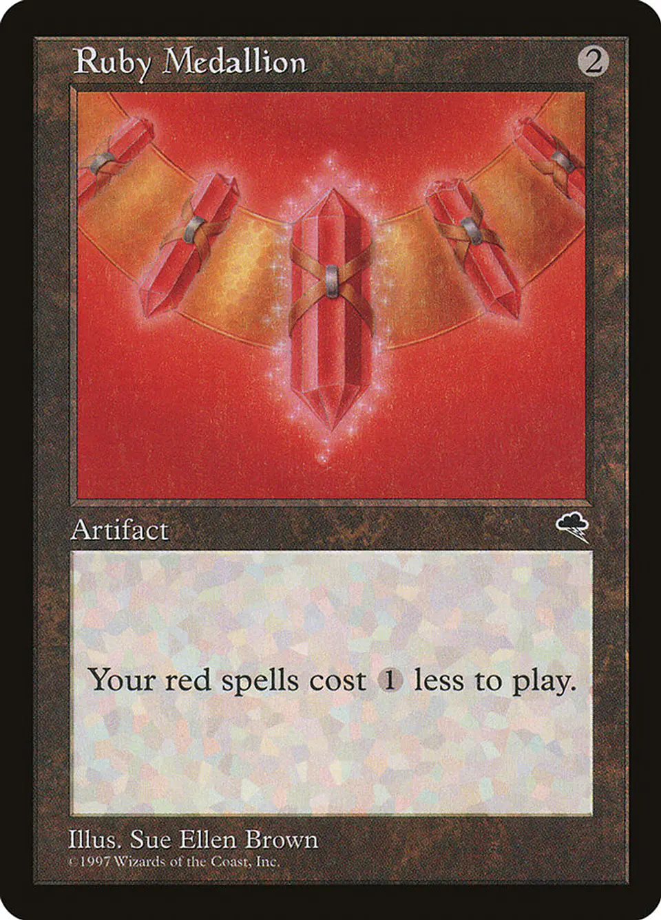 Ruby Medallion (Retro Frame) 1