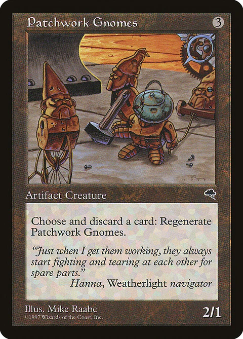 Patchwork Gnomes (Retro Frame)
