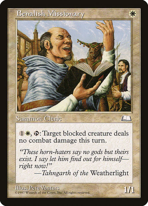 Benalish Missionary (Retro Frame)