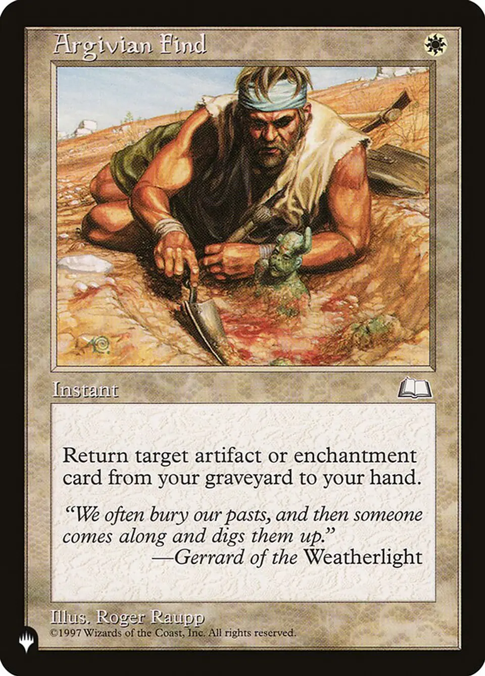 Argivian Find (The List) 1