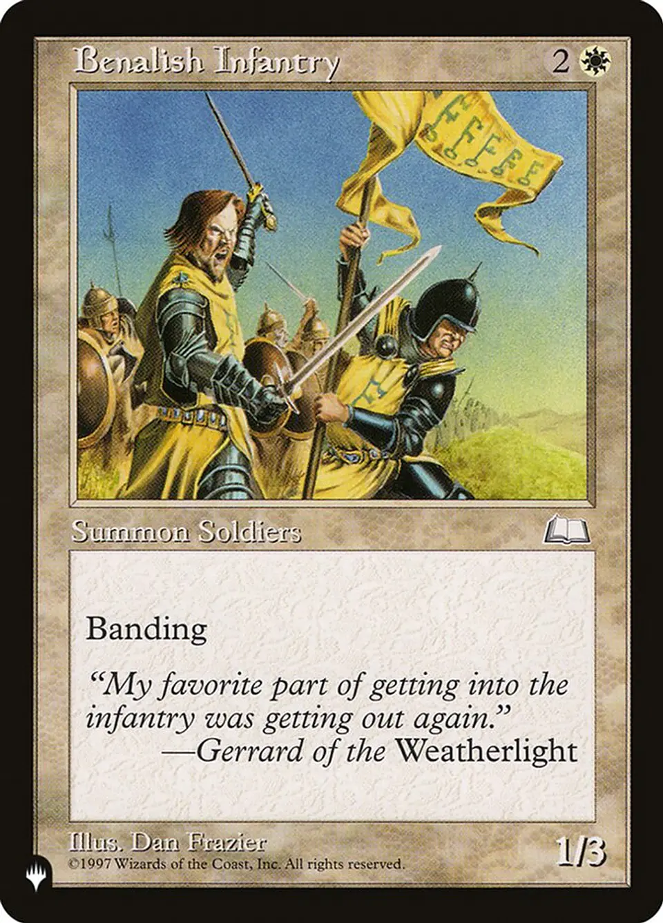 Benalish Infantry (The List) 1