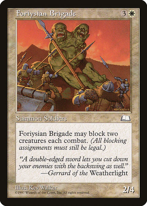 Foriysian Brigade (Retro Frame)