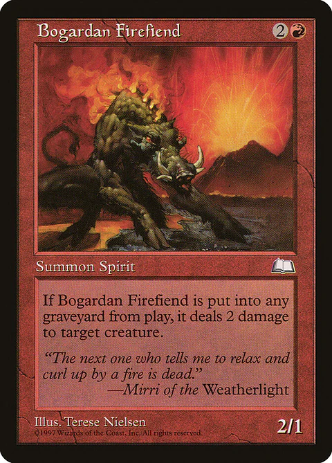 Bogardan Firefiend (Retro Frame)