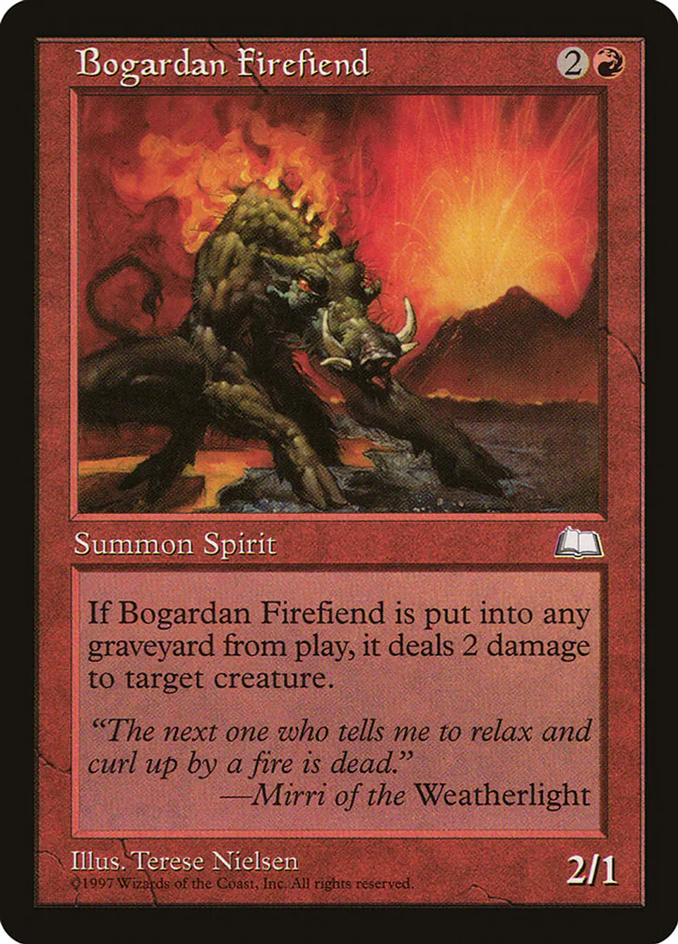 Bogardan Firefiend (Retro Frame) 1