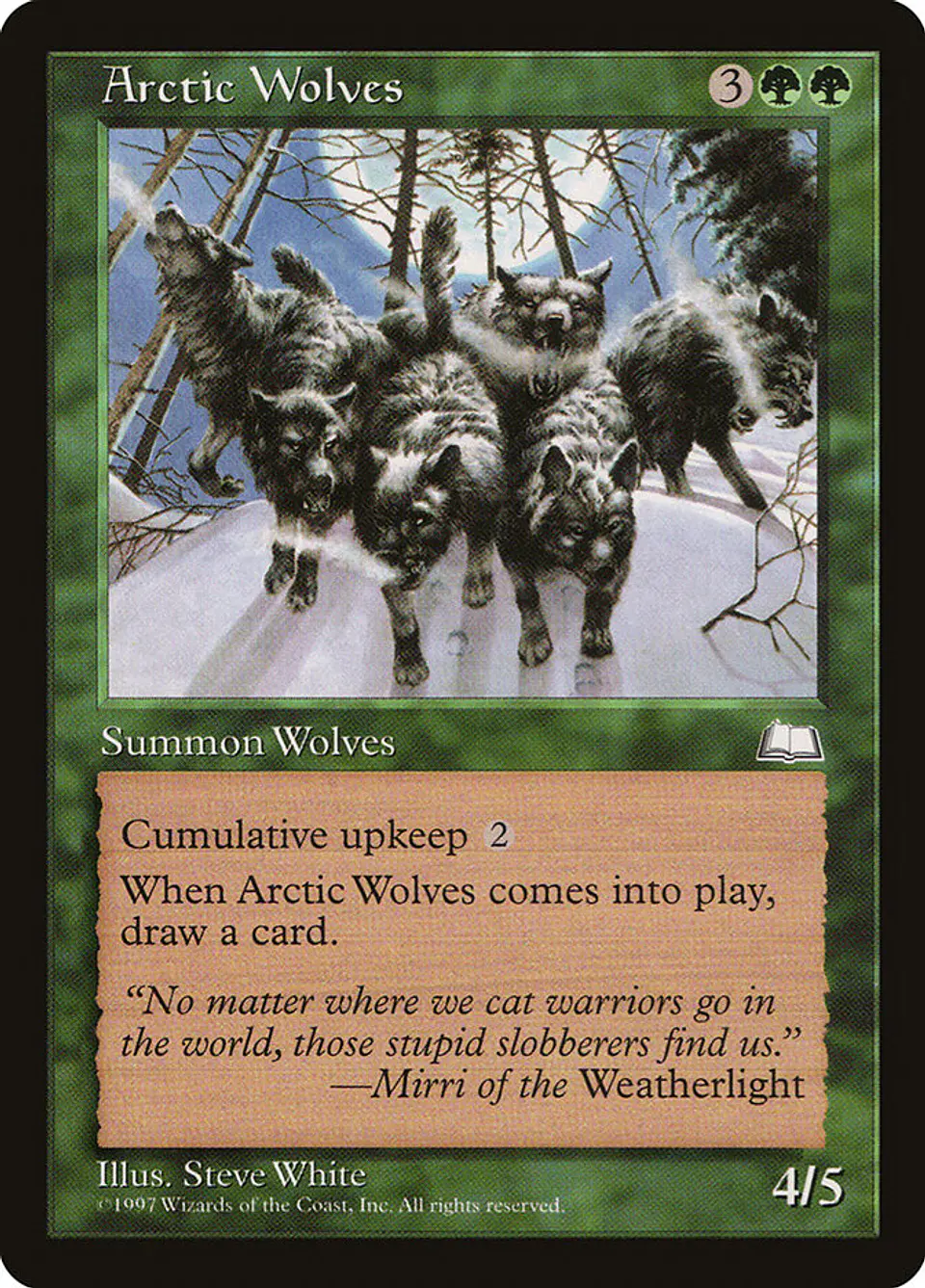 Arctic Wolves (Retro Frame) 1