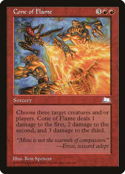 Cone of Flame (Retro Frame)