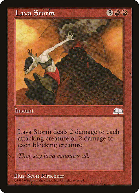 Lava Storm (Retro Frame)