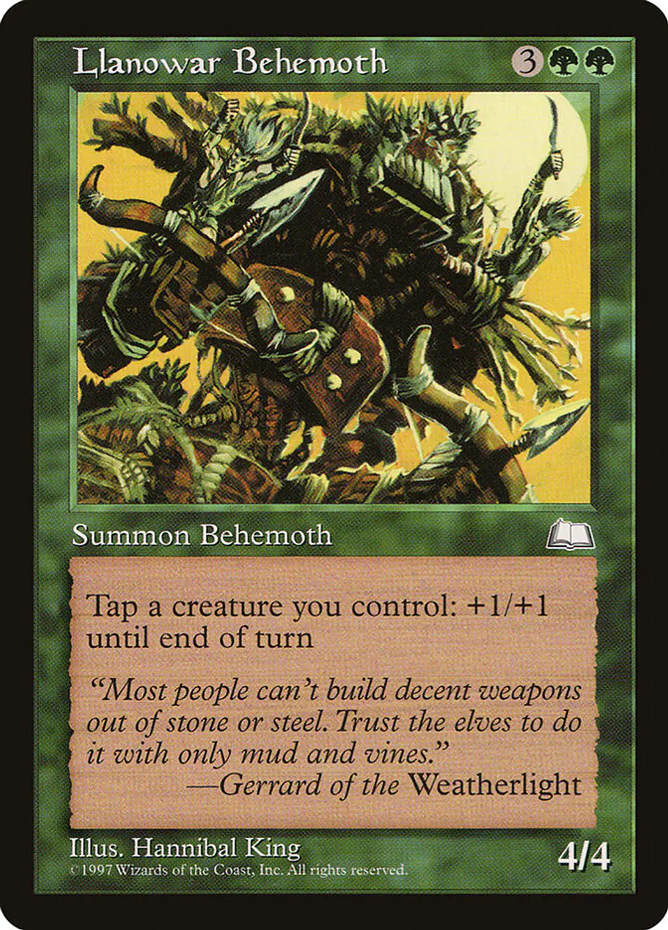 Llanowar Behemoth (Retro Frame) 1