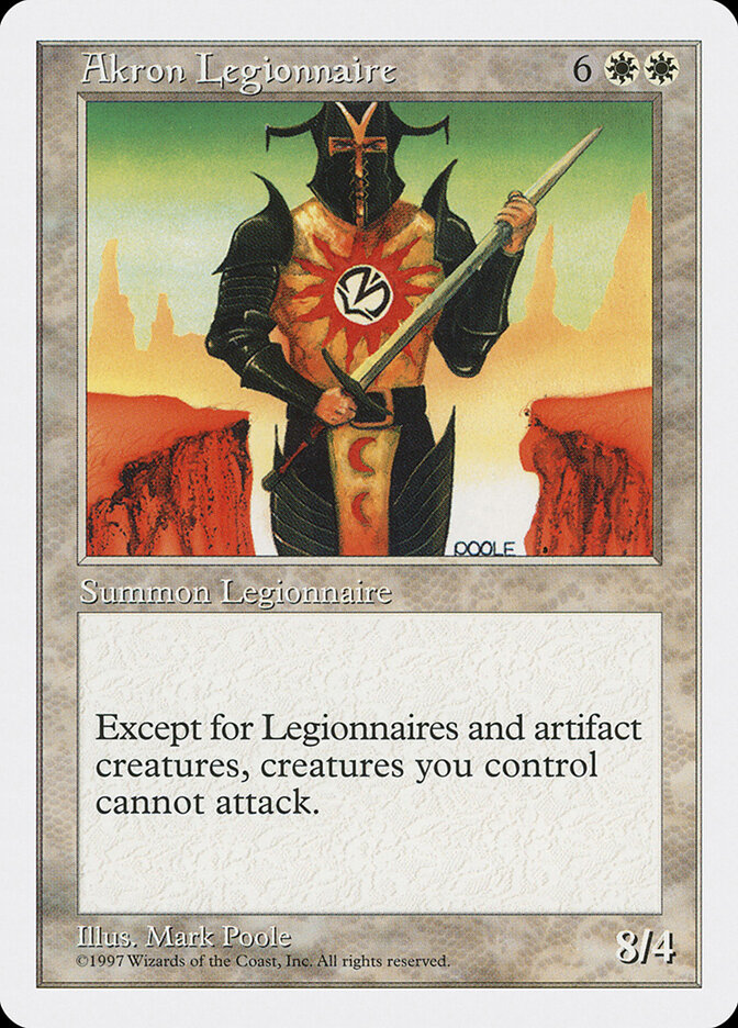 Akron Legionnaire (Retro Frame)