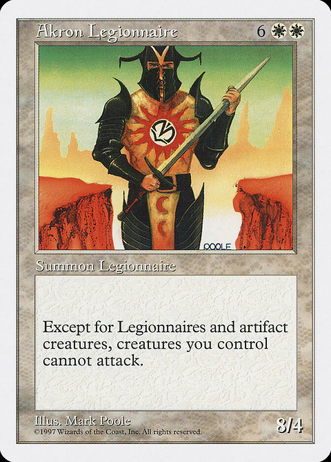 Akron Legionnaire (Retro Frame)