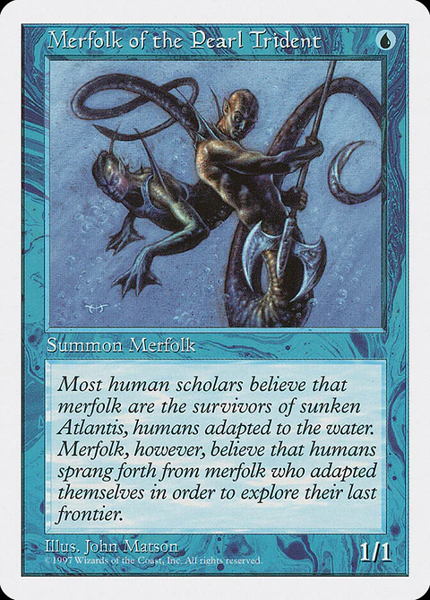 Merfolk of the Pearl Trident (Retro Frame)