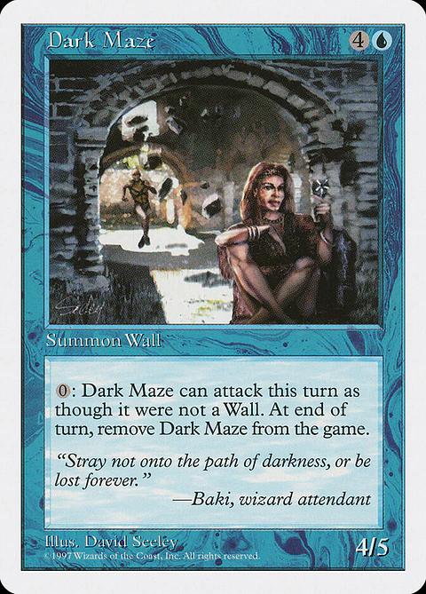 Dark Maze (Retro Frame)