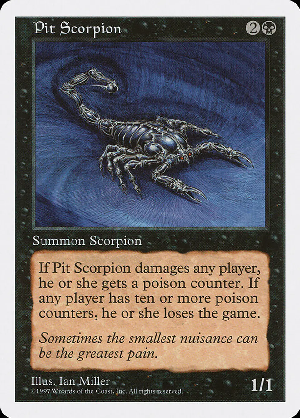 Pit Scorpion (Retro Frame) 1