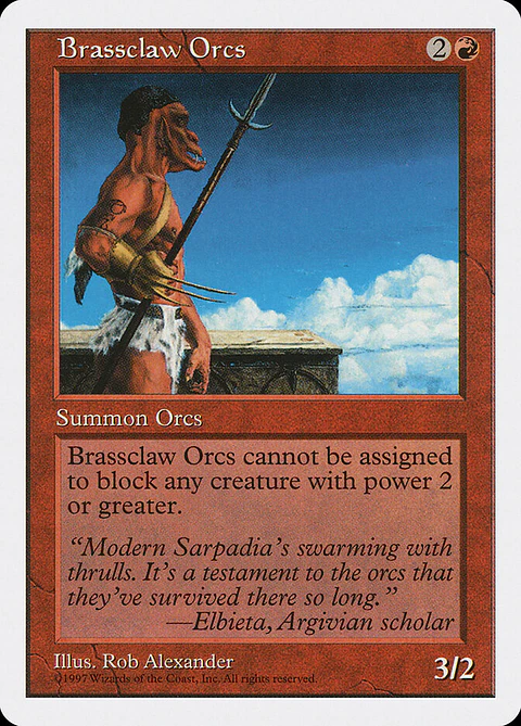 Brassclaw Orcs (Retro Frame)