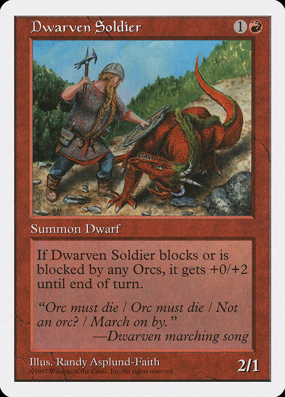 Dwarven Soldier (Retro Frame) 1