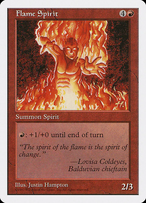 Flame Spirit (Retro Frame)