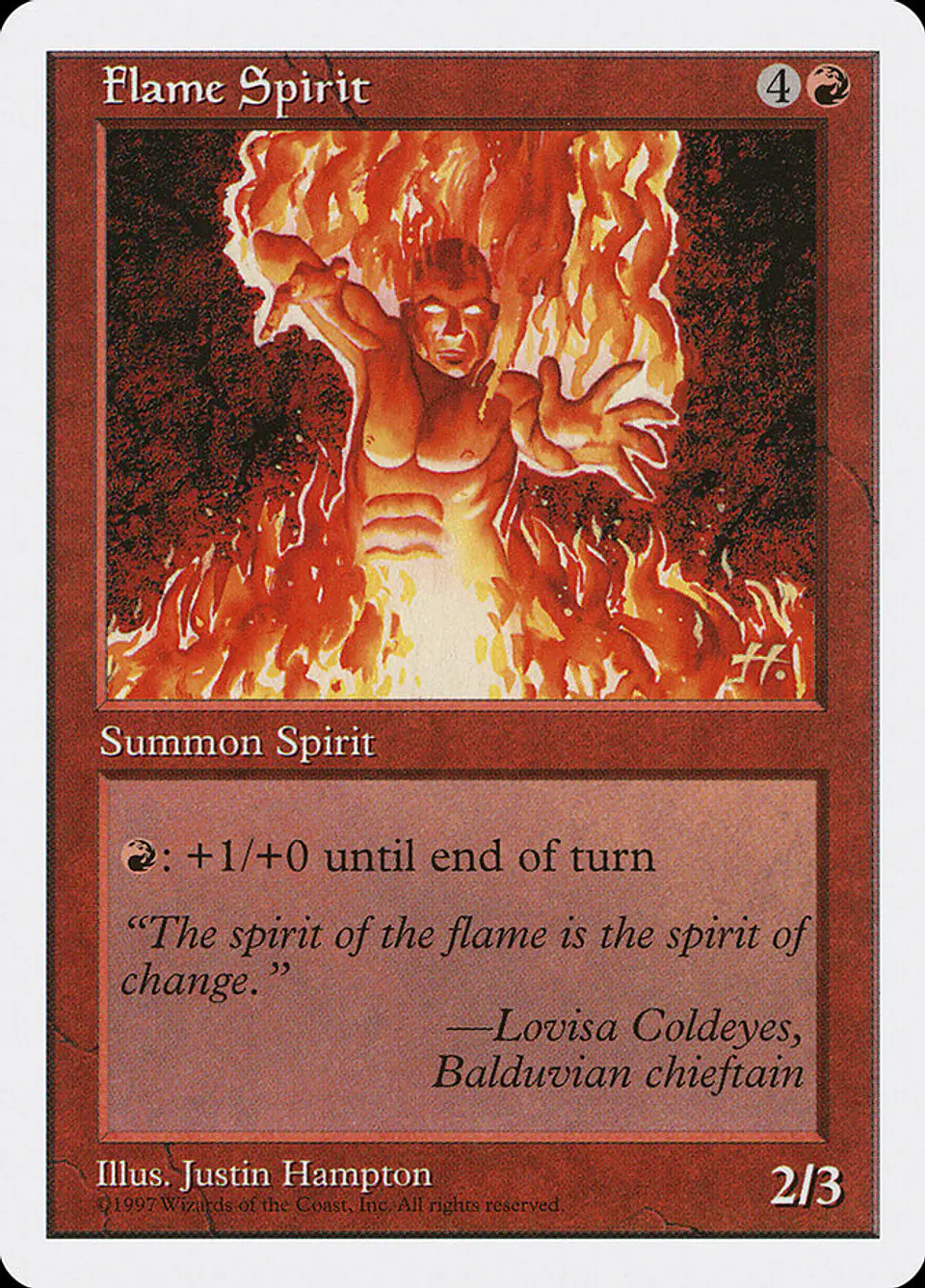 Flame Spirit (Retro Frame) 1