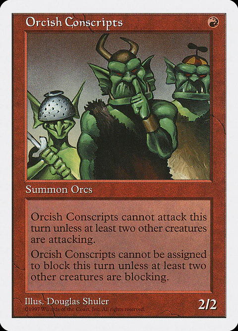 Orcish Conscripts (Retro Frame)