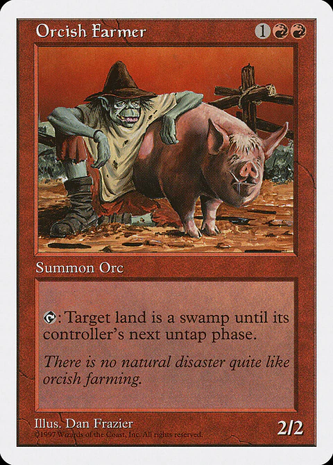 Orcish Farmer (Retro Frame)