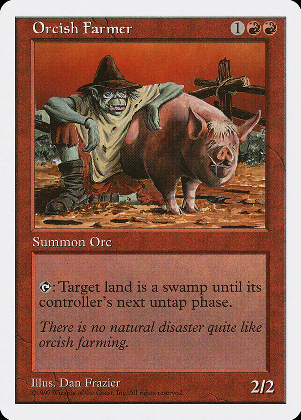 Orcish Farmer (Retro Frame) 1