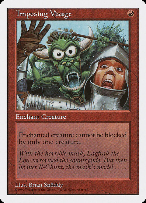 Imposing Visage (Retro Frame)