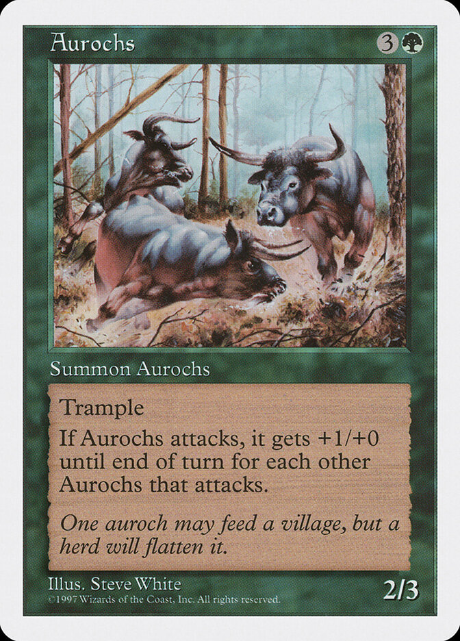 Aurochs (Retro Frame)