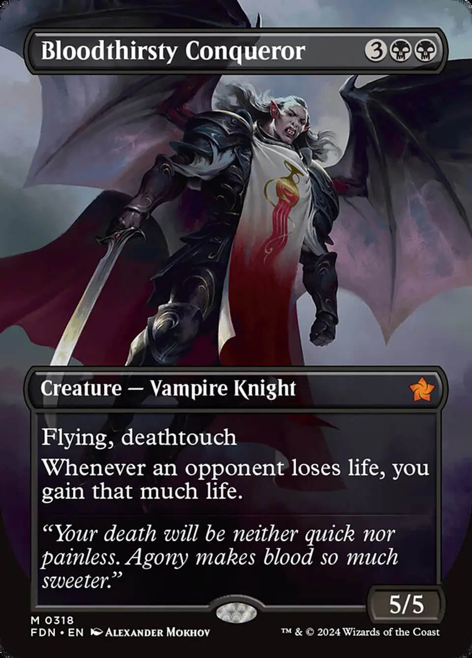 Bloodthirsty Conqueror (Borderless) 1