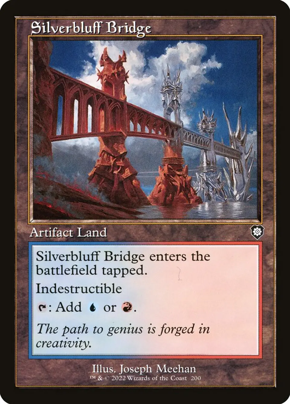 Silverbluff Bridge (Retro Frame) 1