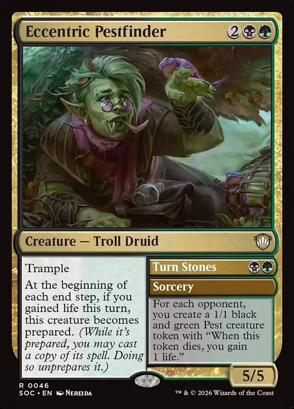Eccentric Pestfinder // Turn Stones 1